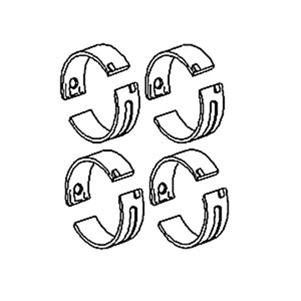 Aftermarket New Fits Ford Fits New Holland Tractor Main Bearing Set 5000 5600 5700 660 MB256 - main